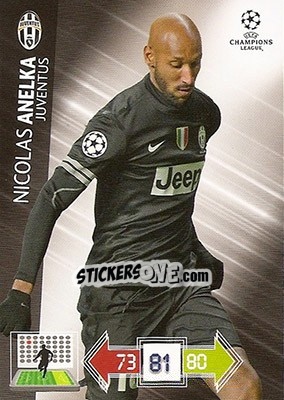 Sticker Nicolas Anelka - UEFA Champions League 2012-2013. Adrenalyn XL - Panini