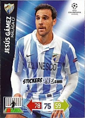 Sticker Jesús Gámez - UEFA Champions League 2012-2013. Adrenalyn XL n. U54 - Panini