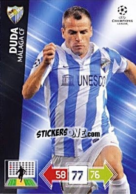 Figurina Duda - UEFA Champions League 2012-2013. Adrenalyn XL - Panini