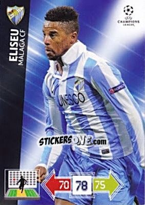 Figurina Eliseu - UEFA Champions League 2012-2013. Adrenalyn XL - Panini