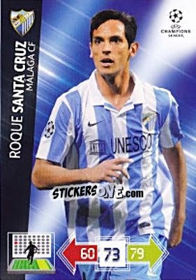 Sticker Roque Santa Cruz - UEFA Champions League 2012-2013. Adrenalyn XL n. U64 - Panini