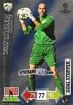 Sticker Willy Caballero - UEFA Champions League 2012-2013. Adrenalyn XL n. U67 - Panini