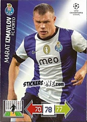 Figurina Marat Izmaylov - UEFA Champions League 2012-2013. Adrenalyn XL - Panini