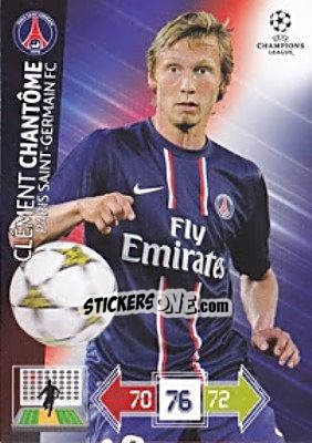 Figurina Clément Chantôme - UEFA Champions League 2012-2013. Adrenalyn XL - Panini