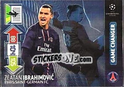 Cromo Zlatan Ibrahimovic - UEFA Champions League 2012-2013. Adrenalyn XL - Panini