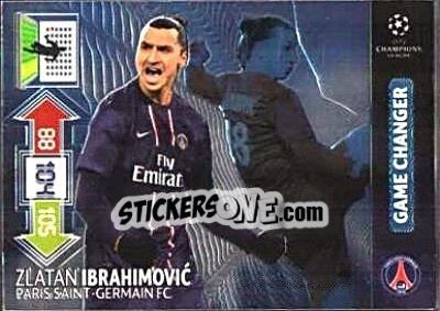 Sticker Zlatan Ibrahimovic - UEFA Champions League 2012-2013. Adrenalyn XL n. U97 - Panini