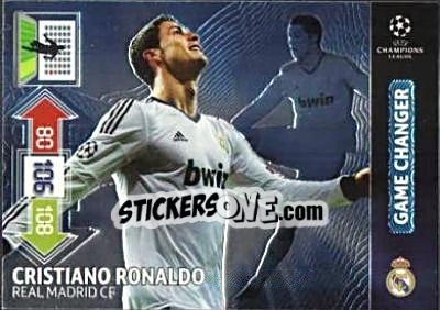 Cromo Cristiano Ronaldo - UEFA Champions League 2012-2013. Adrenalyn XL - Panini