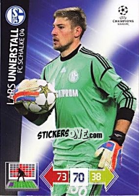 Sticker Lars Unnerstall - UEFA Champions League 2012-2013. Adrenalyn XL n. U104 - Panini