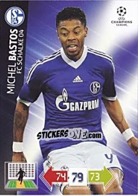 Figurina Michel Bastos - UEFA Champions League 2012-2013. Adrenalyn XL n. U108 - Panini