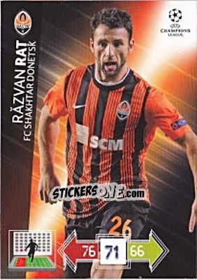 Sticker Răzvan Raț - UEFA Champions League 2012-2013. Adrenalyn XL - Panini