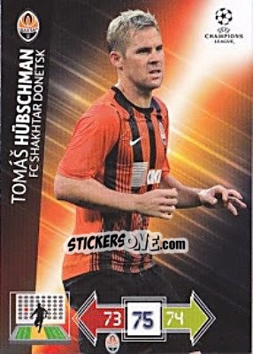 Cromo Tomáš Hübschman - UEFA Champions League 2012-2013. Adrenalyn XL - Panini