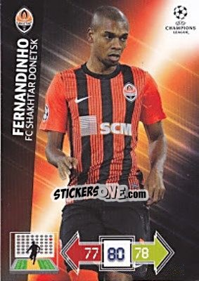 Sticker Fernandinho - UEFA Champions League 2012-2013. Adrenalyn XL - Panini