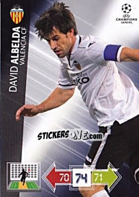 Sticker David Albelda - UEFA Champions League 2012-2013. Adrenalyn XL - Panini