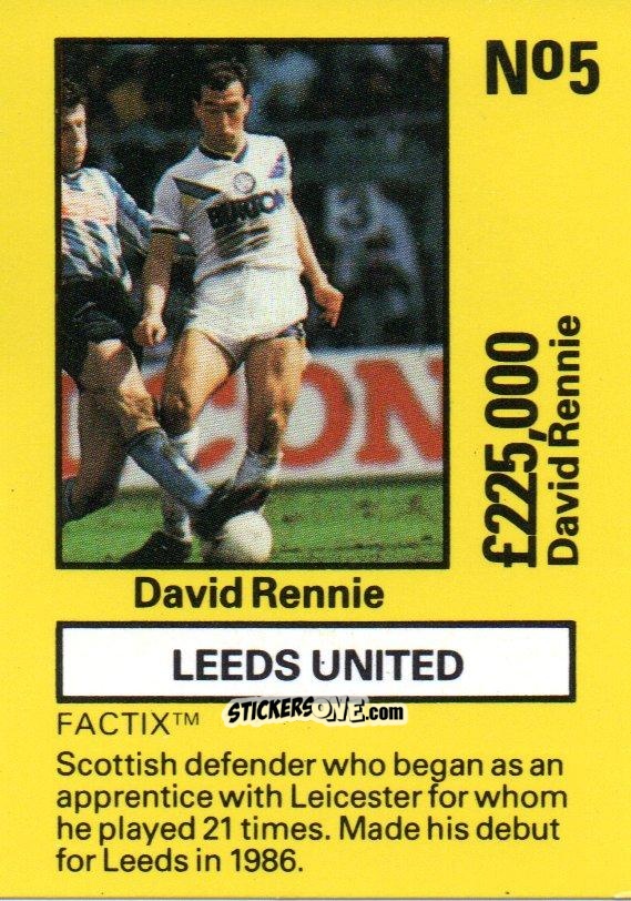 Figurina David Rennie - Emlyn Hughes' Team Tactix 1987
 n. LE5 - BOSS LEISURE
