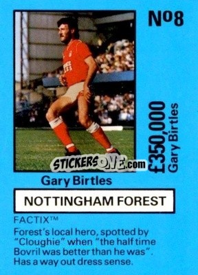 Sticker Gary Birtles