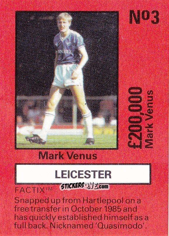 Figurina Mark Venus - Emlyn Hughes' Team Tactix 1987
 n. LC3 - BOSS LEISURE
