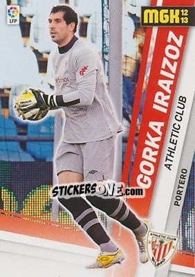 Sticker Gorka Iraizoz - Liga BBVA 2012-2013. Megacracks - Panini