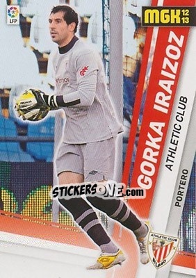 Figurina Gorka Iraizoz - Liga BBVA 2012-2013. Megacracks n. 2 - Panini