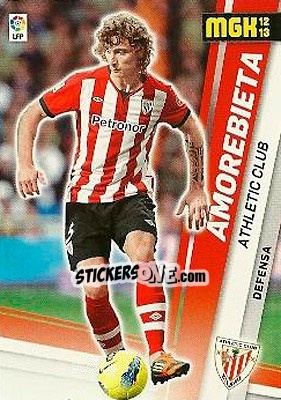 Sticker Amorebieta - Liga BBVA 2012-2013. Megacracks - Panini
