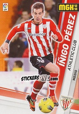 Sticker Íñigo Pérez - Liga BBVA 2012-2013. Megacracks n. 12 - Panini