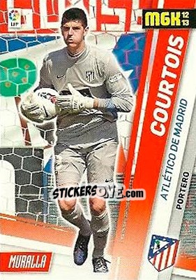 Sticker Courtois - Liga BBVA 2012-2013. Megacracks n. 20 - Panini