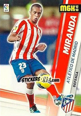 Sticker Miranda - Liga BBVA 2012-2013. Megacracks n. 23 - Panini