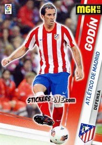 Cromo Godín - Liga BBVA 2012-2013. Megacracks - Panini