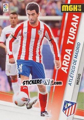 Sticker Arda Turan - Liga BBVA 2012-2013. Megacracks - Panini