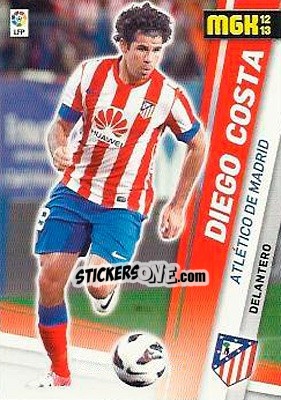 Figurina Diego Costa - Liga BBVA 2012-2013. Megacracks - Panini