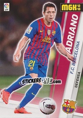 Sticker Adriano Correia - Liga BBVA 2012-2013. Megacracks - Panini