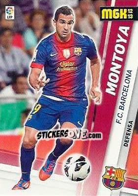 Sticker Montoya - Liga BBVA 2012-2013. Megacracks n. 43bis - Panini