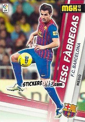 Sticker Cesc Fàbregas - Liga BBVA 2012-2013. Megacracks - Panini