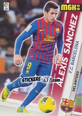 Sticker Alexis Sánchez - Liga BBVA 2012-2013. Megacracks n. 50 - Panini