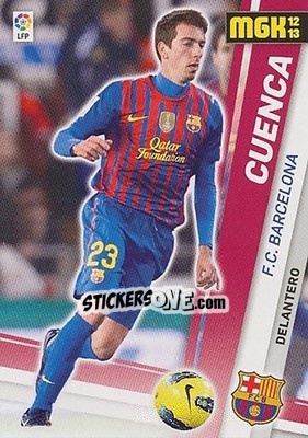 Sticker Cuenca - Liga BBVA 2012-2013. Megacracks - Panini