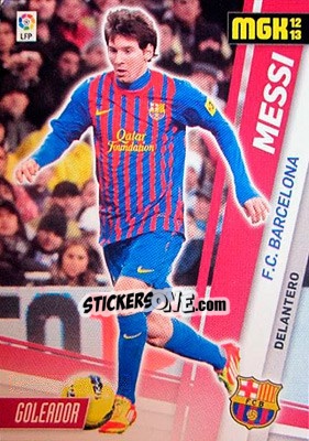 Sticker Messi - Liga BBVA 2012-2013. Megacracks - Panini