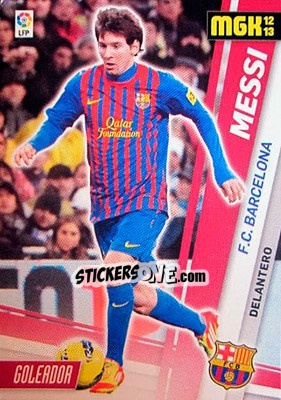 Sticker Messi - Liga BBVA 2012-2013. Megacracks n. 52 - Panini