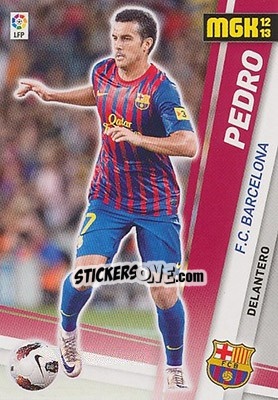 Sticker Pedro Rodríguez - Liga BBVA 2012-2013. Megacracks n. 53 - Panini