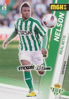 Cromo Nélson - Liga BBVA 2012-2013. Megacracks - Panini