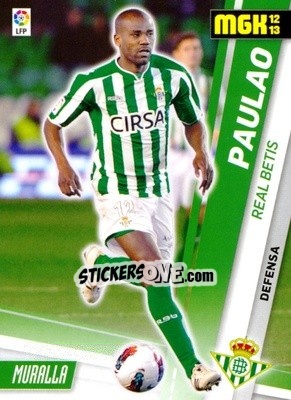 Sticker Paulao - Liga BBVA 2012-2013. Megacracks - Panini