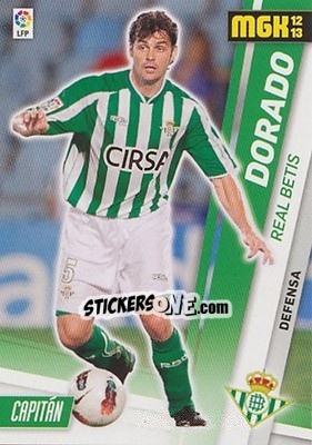 Sticker Dorado - Liga BBVA 2012-2013. Megacracks - Panini