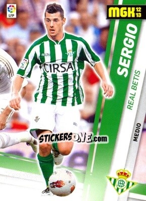 Sticker Sergio - Liga BBVA 2012-2013. Megacracks n. 63 - Panini