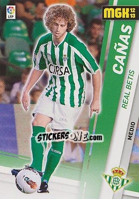 Sticker Cañas - Liga BBVA 2012-2013. Megacracks n. 65 - Panini