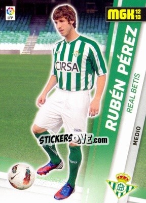 Cromo Rubén Pérez - Liga BBVA 2012-2013. Megacracks - Panini