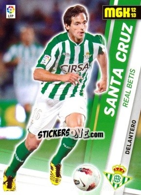 Sticker Roque Santa Cruz - Liga BBVA 2012-2013. Megacracks - Panini