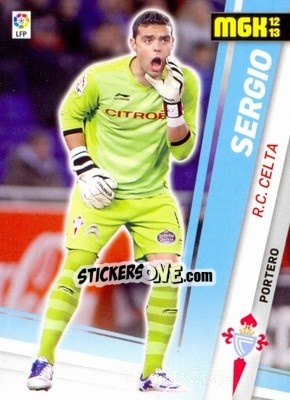 Sticker Sergio - Liga BBVA 2012-2013. Megacracks n. 74bis - Panini