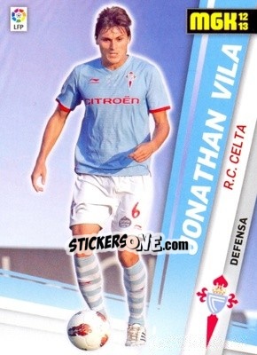 Sticker Jonathan Vila - Liga BBVA 2012-2013. Megacracks n. 77 - Panini