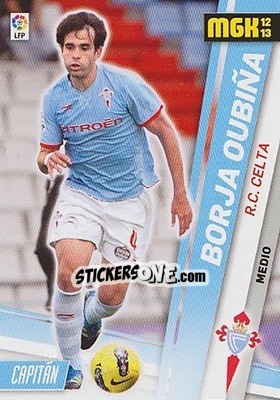 Sticker Borja Oubiña - Liga BBVA 2012-2013. Megacracks - Panini