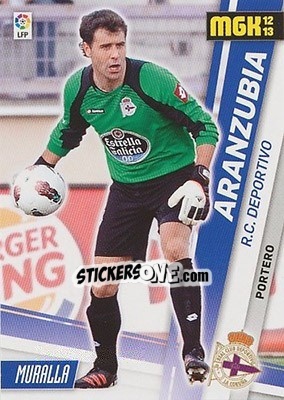 Sticker Aranzubia - Liga BBVA 2012-2013. Megacracks - Panini