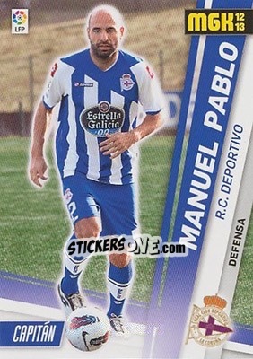 Sticker Manuel Pablo - Liga BBVA 2012-2013. Megacracks - Panini