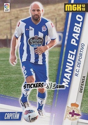 Sticker Manuel Pablo - Liga BBVA 2012-2013. Megacracks n. 93 - Panini